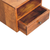 Solid Wood Square One Drawer Floating Nightstand - 880016776492