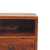 Solid Wood Square One Drawer Floating Nightstand - 880016776492
