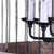Wood and Metal Cylinder Six Light Dimmable Chandelier - 880016493801