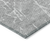 8' X 10' Gray Ivory And Silver Abstract Washable Indoor Outdoor Area Rug - 608219120573