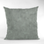 Plutus Gunmetal Hidden Island Velvet With Foil Printing On Top Luxury Throw Pillow - 606638380561