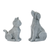 Polyresin Cat Dog Figurines - 880024668017