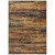 Homeroots Home Decor 10'x14' Gold and Slate Abstract Area Rug
