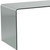 50" Clear Glass Computer Desk - 880016836738