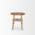23" Brown Distressed Solid Wood End Table - 880016853742
