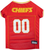 Kansas City Chiefs Pet Striped Jersey - 849790113947