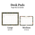 July 2026 - June 2027 Artisan Legacy Desk Pad Monthly Blotter Calendar - 619344386932