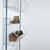 24" White And Gray Metal Baskets Wall Mounted Cubby Shelf - 880016723908