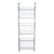 24" White And Gray Metal Baskets Wall Mounted Cubby Shelf - 880016723908