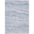 10' X 14' Sky Blue Striped Washable Indoor Outdoor Area Rug - 880016771237