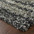 Homeroots Home Decor 8' x 11' Geometric Shag Area Rug, Charcoal Silver and Grey, Power Loom, Stain Resistant