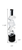 11" Silver Clear And Black Crystal Tabletop Taper Candlestick - 880016674491