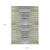9' X 12' Beige Tan And Taupe Striped Washable Indoor Outdoor Area Rug