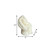 3" Ivory Day at the Spa Scented Baby Dimensional Candle - 880016876765