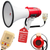 Megaphone Bullhorn Speaker Pro 60W Bull Horn Non Rechargeable Cheer Megafono - 810047161899