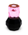 5" Pink And Black Faceted Crystal Tabletop Taper Candlestick - 880016399011
