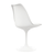 White Upholstered Faux Leather Dining Side Chair - 608219187774
