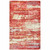 Homeroots Home Decor 6' x 9' Pink and Red Abstract Hand Loomed Stain Resistant Area Rug