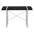 49" Black and Silver Computer Desk - 606114856108