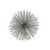 Set of Two Silver Iron Decorative Spiky Sphere Tabletop Sculptures - 608219319335