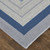 Homeroots Home Decor 8' X 10' Blue Ivory And Gray Wool Striped Tufted Handmade Area Rug