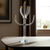 23" Clear Gold And Silver Crystal Tabletop Candelabra Candle Holder - 880016736663