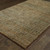 Homeroots Home Decor 9' X 12' Brown Gold Rust Blue And Green Geometric Power Loom Stain Resistant Area Rug