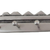 16" Silver Five Hook Wall Mount Key Shaped Coat Rack - 880016667240