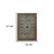 Homeroots Home Decor 10' x 13' Oriental Power Loom Stain Resistant Area Rug, Blue Red Green and Gold