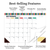 July 2026 - June 2027 Long Weekend Desk Pad Monthly Blotter Calendar - 619344386994