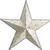 Galvanized Metal Star Hanging Wall Decor - 880016771435