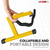 Guitar Stand A Frame Shape w Soft Foam Arm Non Slip Rubber for Acoustic Electric Bass Ukulele - 810144136233