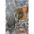 3' X 5' Orange And Charcoal Abstract Washable Area Rug With UV Protection - 880024644417