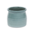 Celadon Ceramic 51 Ounce Striped Round Distressed Pot Planter - 880024891026
