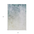 8' X 10' Beige Sky Blue And Teal Blue Ombre Washable Indoor Outdoor Area Rug