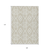 9' X 12' Beige And Ivory Trellis Washable Indoor Outdoor Area Rug - 608219259587