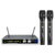 Supersonic UHF Dual Fixed Channel Professional Wireless Microphone - 639131209206