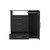 36" Black Four Drawer Combo Dresser - 608219280185