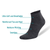 Men's Bamboo Low Cut Ankle Socks Breathable & Moisture-Wicking - 742137055170