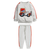 Baby Boy Cartoon Truck Pattern Side Striped Design Hoodie & Trousers Warm Sets - 716252335738