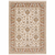 8' X 11' Ivory And Rust Oriental Area Rug With Fringe