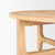 39" Natural and White Solid Wood Round Distressed Coffee Table - 880016485684