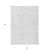 10' X 14' Ivory Floral Washable Non Skid Indoor Outdoor Area Rug - 608219122720