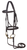 Henri de Rivel Advantage Mono-Crown Padded Bridle - Havana - Oversize - 849913097796