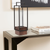 Metal Wood Tabletop Lantern Candle Holder - 880016627909