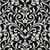 9' X 12' Black And Ivory Floral Washable Indoor Outdoor Area Rug - 608219253769