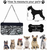 JESPET & GOOPAWS Dog Booster Seats for Cars, Portable Dog Car Seat Travel Carrier with Seat Belt for 24lbs Pets - 032565445423