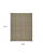 8' X 10' Tan And Green Hand Woven Area Rug
