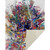 50" X 70" White Blue And Gold Abstract Microfiber Plush Throw Blanket - 880024865751