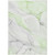 8' X 10' Green Abstract Washable Non Skid Indoor Outdoor Area Rug